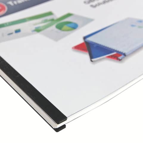 Pettini per rilegatura GBC SureBind 25 mm A4 nero - fino a 250 fogli conf da 100 pettini - 1132850